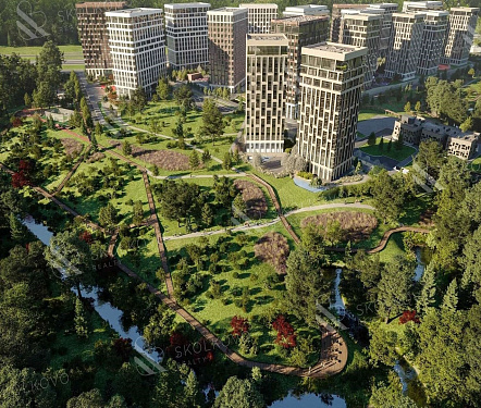 квартира новостройка площадью 91,8 кв.м.