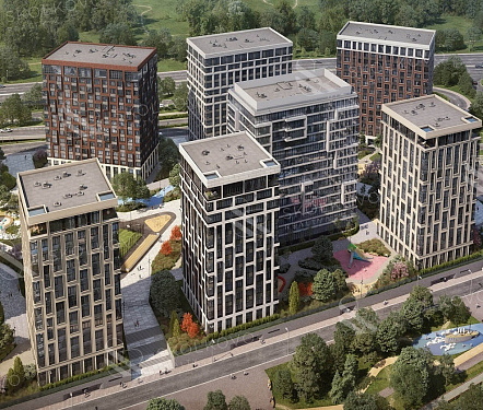 квартира новостройка площадью 92,1 кв.м.
